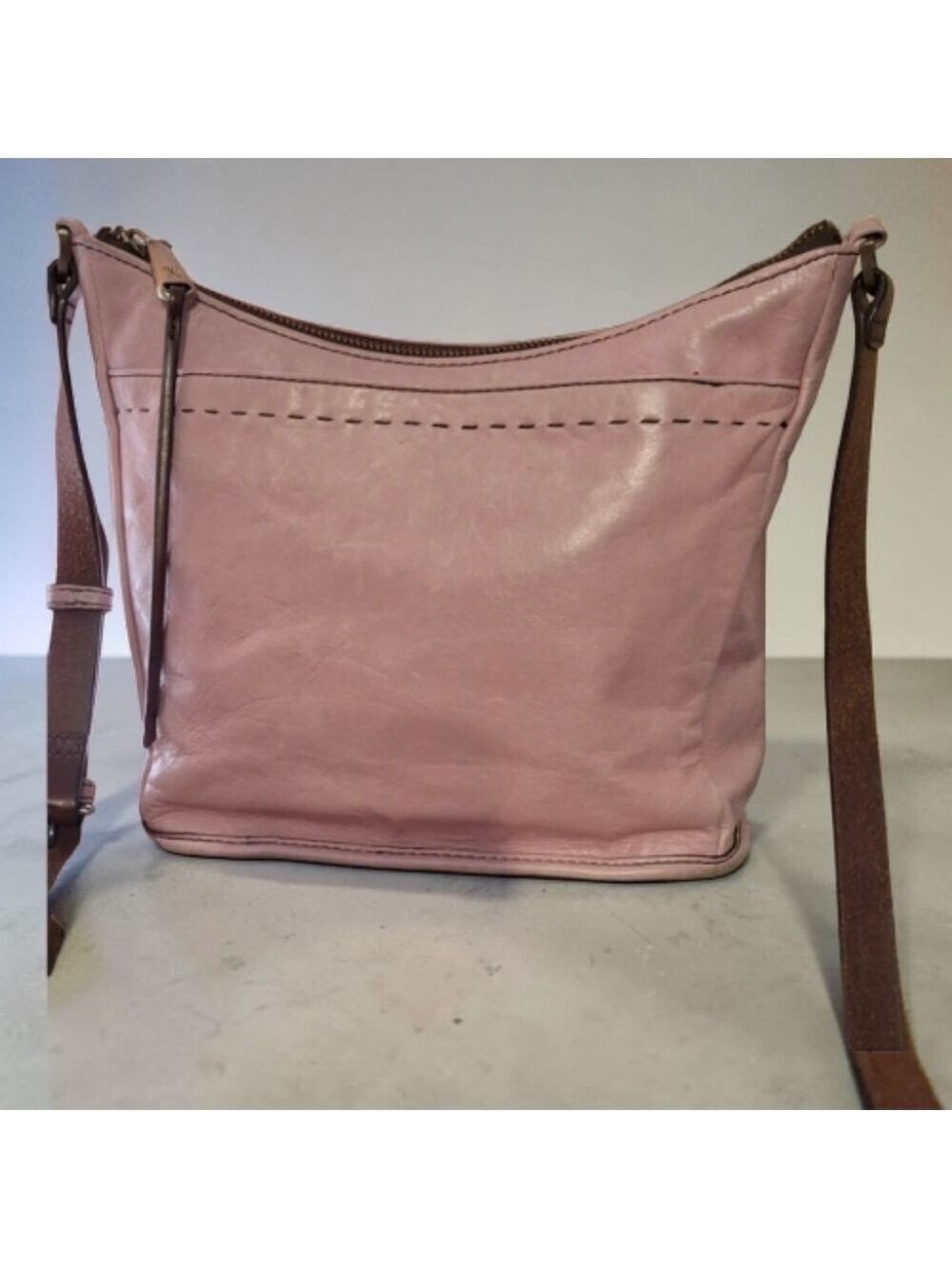 HOBO BRAND Women's Lavender Leather Crossbody Bag